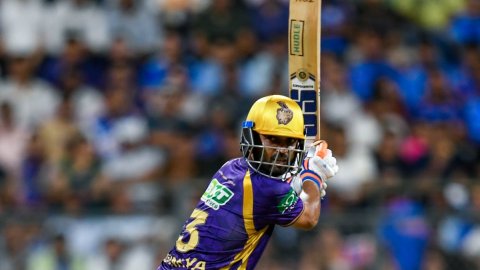 IPL 2026: Rahane, Raghuvanshi fifties power KKR to 220/4 against MI