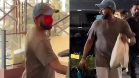 VIDEO: पब्लिक में आया रोहित शर्मा को गुस्सा, कार पर मारा ज़ोर से हाथ