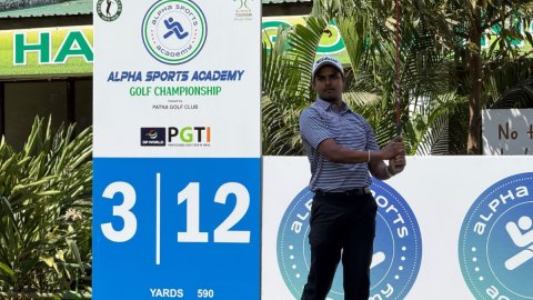 PGTI NexGen: Sunit Chowrasia shoots 65 to take four-shot lead in round two of the fourth leg in Patn