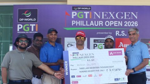 Rajesh Kumar prevails in three-way playoff to win PGTI Phillaur Open