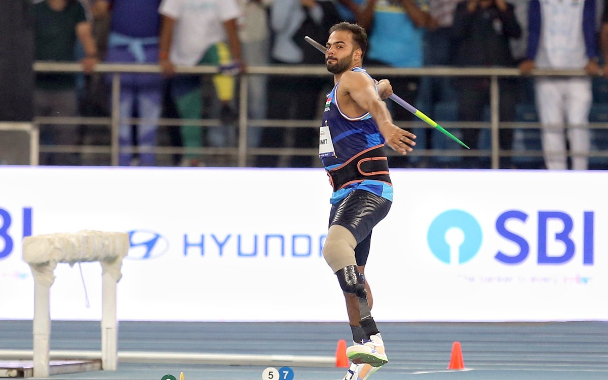 Sumit Antil Throws 69.25m As India Dominates Day 2 Of New Delhi GP On ...