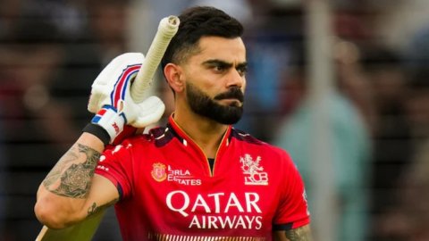 VIDEO: RCB के नेट्स में स्पिनर्स का काल बने विराट कोहली, जमकर बरसाए चौके-छक्के