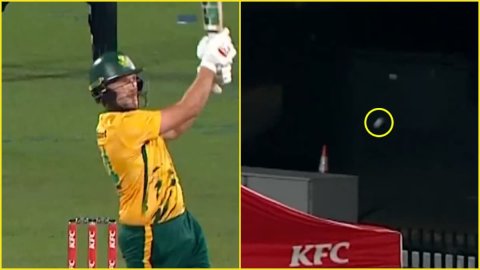 Wiaan Mulder ने Kyle Jamieson को मारा स्टेडियम पार छक्का, हैमिल्टन की सड़क पर गिरी बॉल; देखें VIDEO