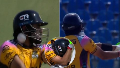 VIDEO: PSL में बाबर आज़म के गले के पास जा लगी खतरनाक बाउंसर, मैदान में कुछ देर के लिए थम गई सबकी सां