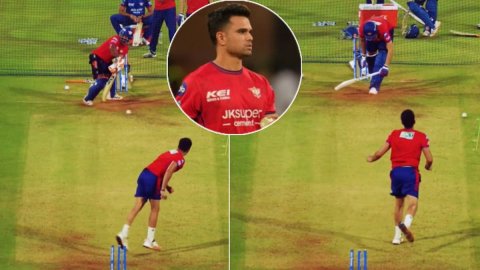VIDEO: Arjun Tendulkar ने नेट्स में गेंद से बिखेरा जलवा, खतरनाक यॉर्कर्स से Rishabh Pant भी हुए परेश
