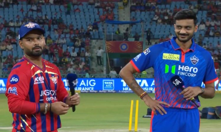 IPL 2026 Delhi Capitals captain axar patel opt to bowl first against Lucknow Super Giants