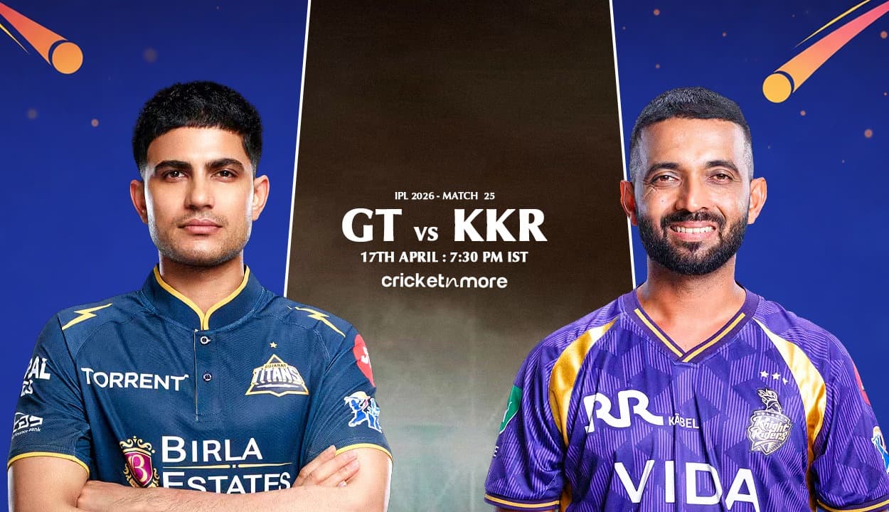 GT vs KKR, IPL 2026: गुजरात टाइटंस बनाम कोलकाता नाइट राइजर्स, यहा देखें