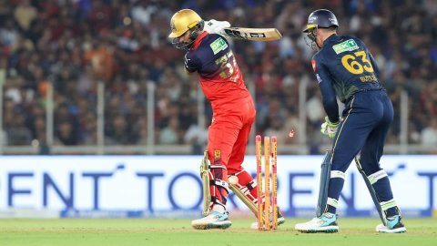 IPL 2026: अहमदाबाद में गुजरात टाइटंस के गेंदबाजों ने मचाया धमाल, RCB की पारी सिमटी महज 155 रन पर