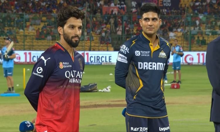 In the 34th match of IPL 2026 RCB won the toss and chose to bowl against Gujarat Titans Phil Salt ruled out due to injury