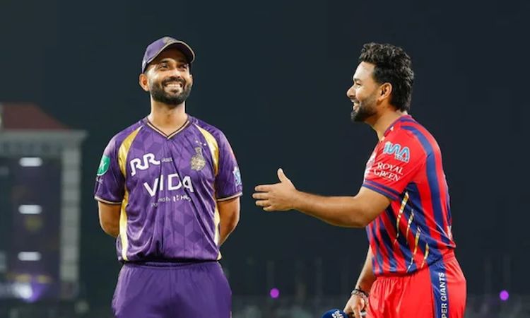 In the 38th match of IPL 2026 Lucknow Super Giants won the toss Kolkata Knight Riders to bat first