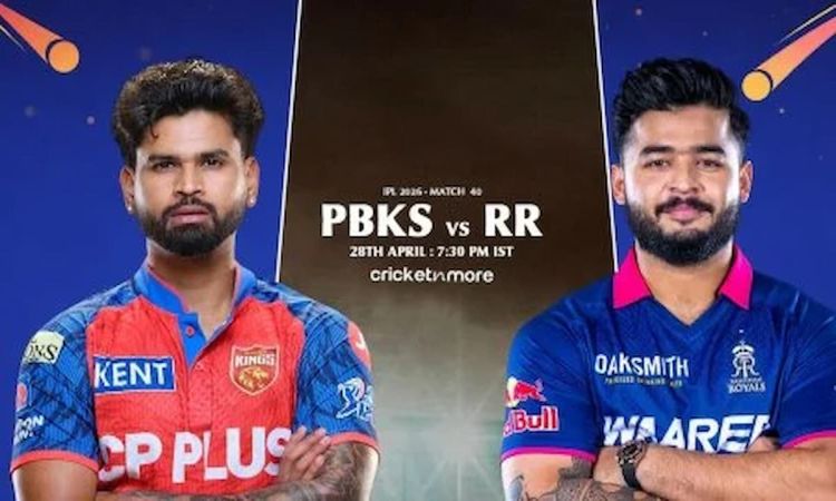 In the 40th match of IPL 2026 Rajasthan Royals won the toss and chose to bowl against Punjab Kings