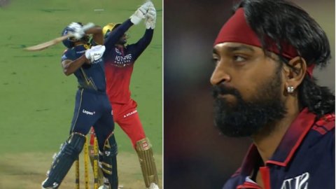 VIDEO: क्रुणाल पांड्या की बाउंसर पड़ी हल्की, साईं सुदर्शन ने एक हाथ से कट शॉट खेलकर उड़ाया छक्का