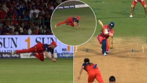 VIDEO: ‘सुपरमैन’ बने Phil Salt, डाइव लगाकर लपका Rishabh Pant का शानदार कैच