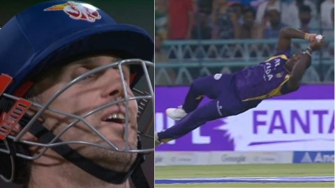 IPL 2026: Rovman Powell का सुपरमैन कैच! Mitchell Marsh भी देखकर रह गए हैरान; देखें VIDEO