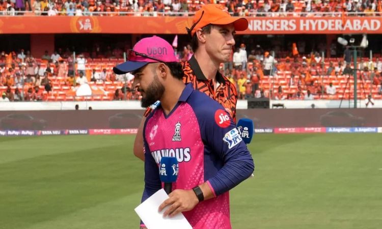 SRH won the toss and chose to bowl first against Rajasthan Royals Pat Cummins makes a comeback