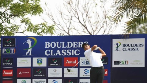 Boulders Classic Golf:  Local lad Vishesh Sharma takes a one-shot lead on day one