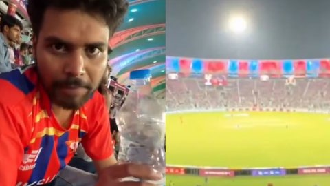 Ekana Stadium IPL 2026: overpricing water bottle ₹100 viral video controversy