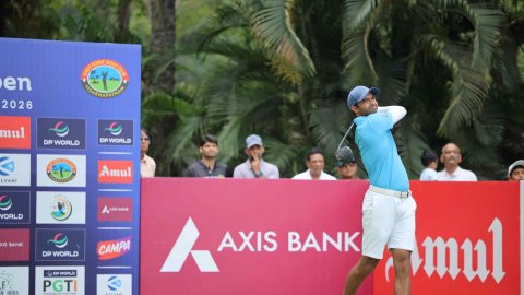 Dhruv Sheoran leads by one stroke on Day One of Andhra Open Championship 2026