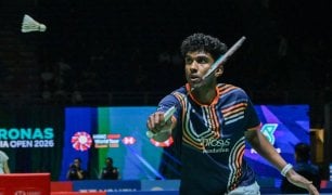 Ayush Shetty in Action at Malaysia Open 2026