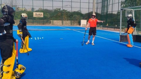 डेविड विलियमसन की अगुवाई में स्पेशल गोलकीपिंग कैंप में हिस्सा ले रही भारतीय महिला हॉकी टीम