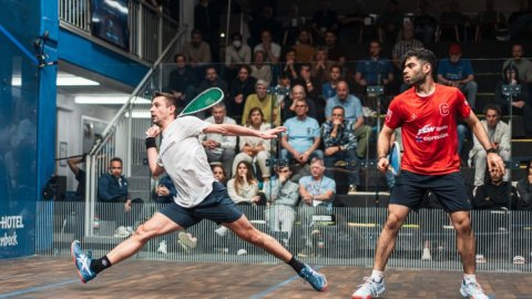 स्क्वैश: वीर चोटरानी हैम्बर्ग में हुए रोमांचक मुकाबले में फ्रांस के मासोटी से हारे 