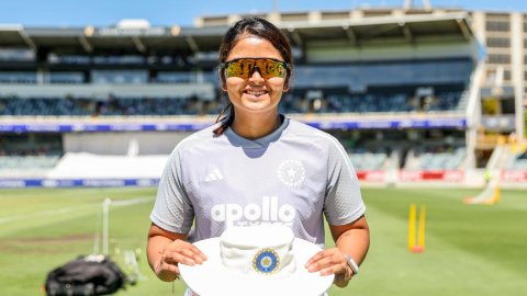 Perth: Day 1 of the Test match between India Women and Australia Women