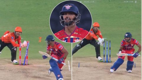 VIDEO: Nicholas Pooran का गजब कन्फ्यूजन, न देखा, न समझा और खुद की गलती से गंवाया अपना ही विकेट