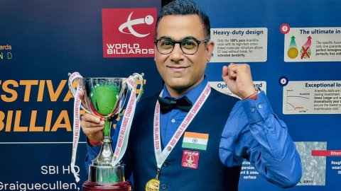 India's Sourav Kothari outplays Advani to defend World Billiards title; Dr Mandaviya congratulates h