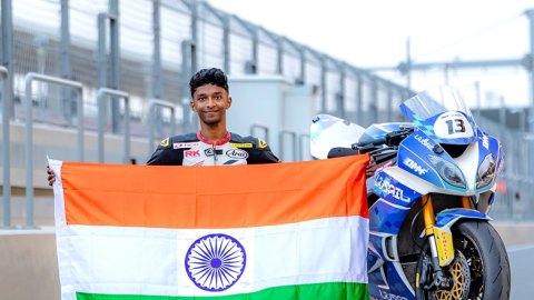 Johann Emmanuel creates history in  Qatar, wins QSTK 600 championship