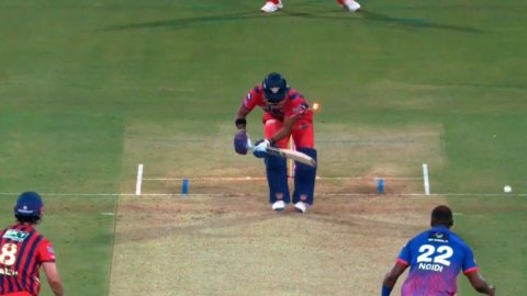 Lungi Ngidi IPL 2026: off cutter ball से Nicholas Pooran bowled viral moment