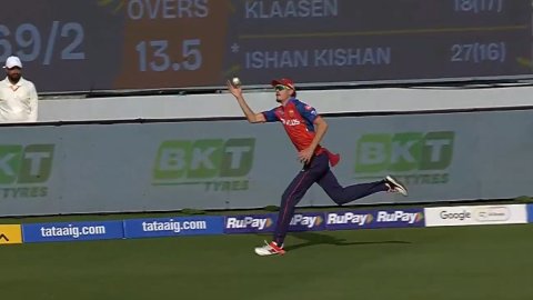 VIDEO: मार्को जेनसन ने बाउंड्री पर किया करिश्मा, एक हाथ से पकड़ा ईशान किशन का कैच
