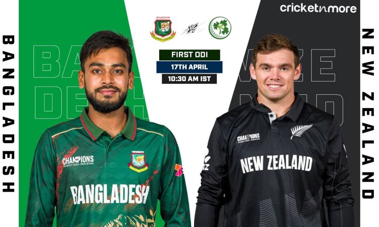 BAN vs NZ 1st ODI: न्यूजीलैंड ने टॉस जीतकर चुनी बल्लेबाज़ी, यहां देखें दोनों टीमों की प्लेइंग इलेवन