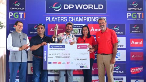 PGTI Tour: Akshay Sharma fires 64 to end five-year title drought at Players Championship