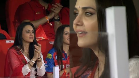 VIDEO: प्रियांश आर्या का छक्का देखकर झूम उठीं प्रीति जिंटा, बॉलर नान्द्रे बर्गर के भी उड़े होश