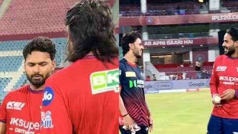Rishabh Pant IPL 2026: Rana और Rathi के बीच patch-up कराते हुए viral moment