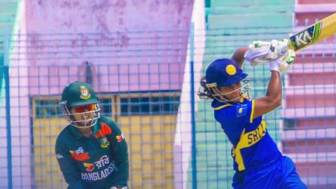 Skipper Athapaththu's all-round show help Sri Lanka-W level series against Bangladesh