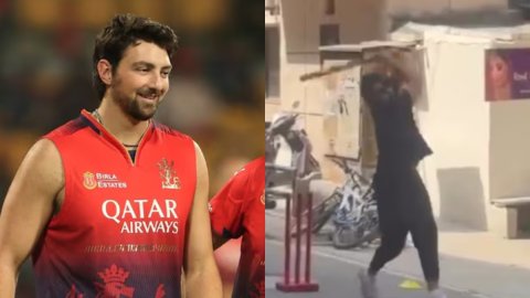 VIDEO: टिम डेविड और शेफर्ड ने दिल्ली की गलियों में खेला क्रिकेट, वायरल हो रहा है मज़ेदार वीडियो