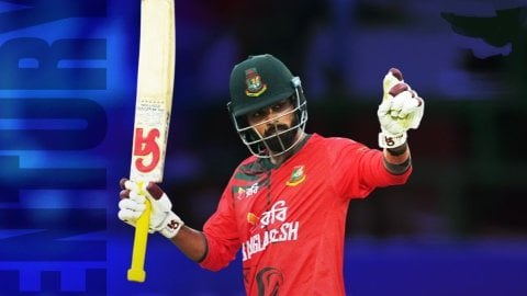 Towhid Hridoy's fifty helps Bangladesh record highest successful chase at home