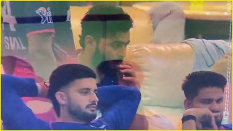 PBKS vs RR: Riyan Parag ने Live Match में की शर्मनाक हरकत, राजस्थान रॉयल्स के ड्रेसिंग रूम में पी ई-