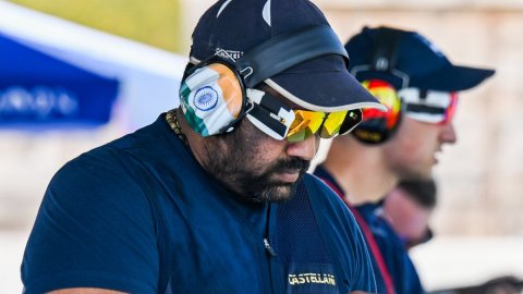World Cup Shotgun: Trap Mixed Team pairs finish outside medal round