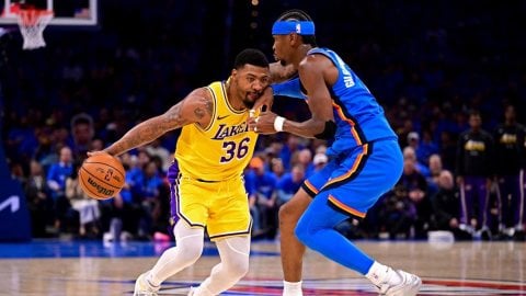  Oklahoma City Thunder vs Los Angeles Lakers