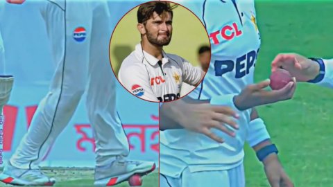 BAN vs PAK 1st Test: क्या शाहीन अफरीदी ने की बॉल टैंपरिंग? वायरल VIDEO ने मचाया बवाल