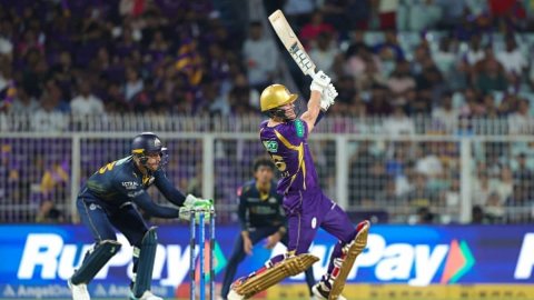 IPL 2026: फिल एलन और अंगकृष रघुवंशी का बल्ला गरजा, KKR ने गुजरात के सामने खड़ा किया 247 रन का पहाड़