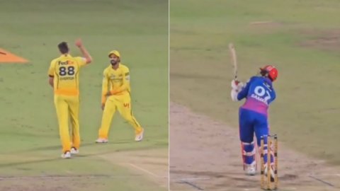 VIDEO: ऋतुराज और ओवरटन के बीच हो गया भारी कन्फ्यूजन, पहले आप के चक्कर में छोड़ बैठे हलवा कैच