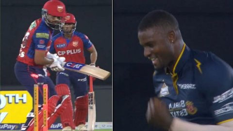 VIDEO: जेसन होल्डर के सामने ‘सरपंच साहब’ की नहीं चली एक, लेग स्टंप उखाड़कर इस तरह किया चलता