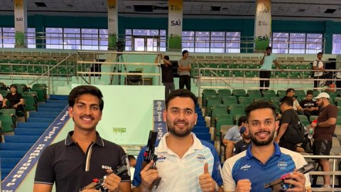 Anish Bhanwala wins 25m Rapid Fire Pistol gold at KSS Memorial Shooting C'ship