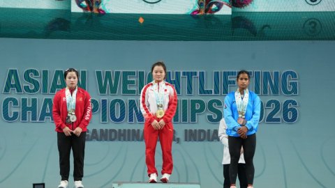 Asian Weightlifting Championships: Gyaneshwari Yadav wins silver, bronze in 53kg category