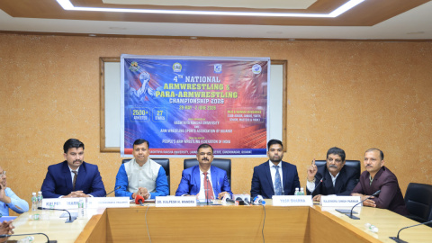 Gujarat's RRU to host 4th National Armwrestling and Para Armwrestling championship