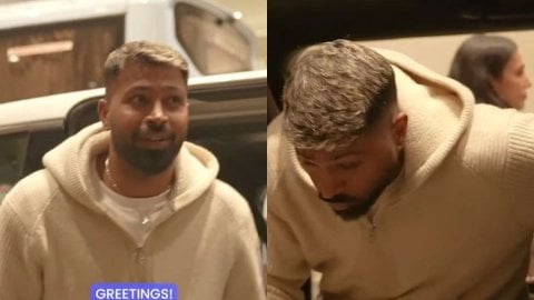 VIDEO: शादी की खबरों के बीच हार्दिक पांड्या ने दिया सरप्राइज़, KKR के खिलाफ मैच से पहले गर्लफ्रेंड क