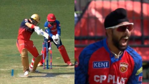 VIDEO: जेकब बेथल को आउट करते ही दहाड़े हरप्रीत बराड़, फायरी सेलिब्रेशन का वीडियो वायरल 